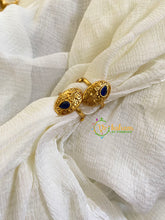 Premium AD Stone Toe Rings -Blue-G10081